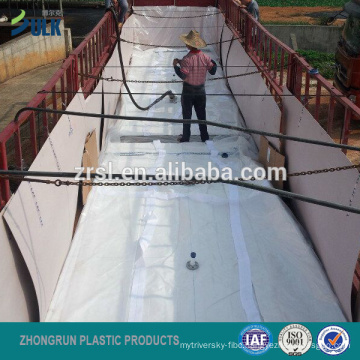 truck flexitank for liquid storage and transport, top loading and unloading pp bag